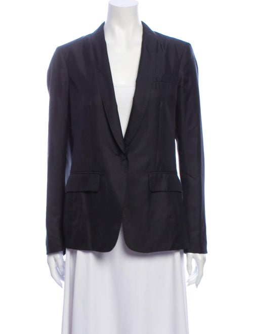Rag & Bone Silk Blazer Black