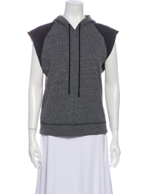 Rag & Bone Crew Neck Short Sleeve Sweatshirt Grey