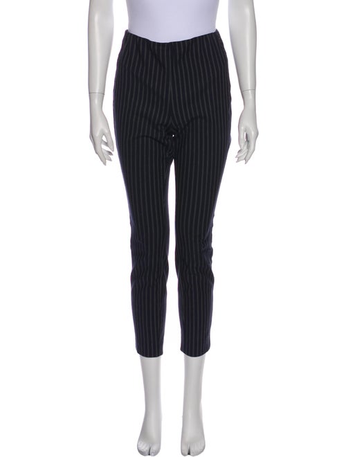 Rag & Bone Striped Skinny Leg Pants Blue