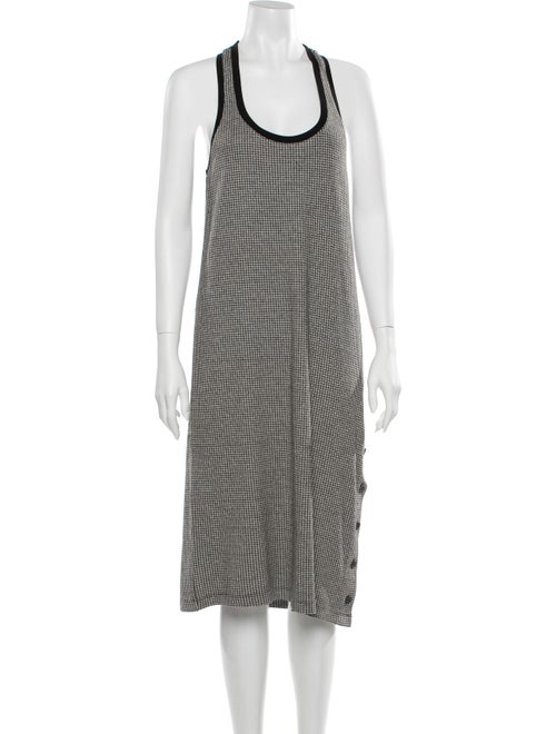 Rag & Bone Houndstooth Print Midi Length Dress