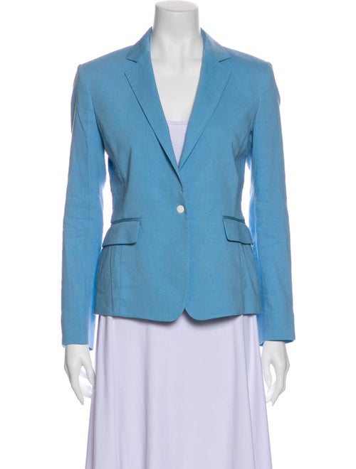 Rag & Bone Linen Blazer Blue