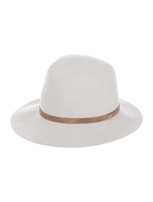 Rag & Bone Wool Fedora Hat grey