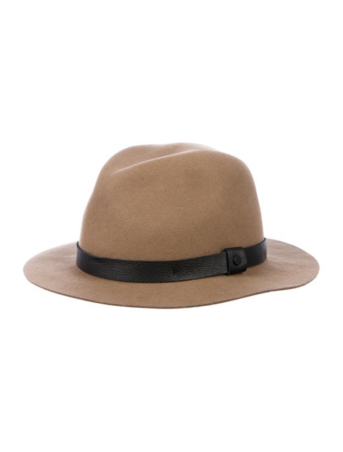 Rag & Bone Wool Fedora Hat Brown