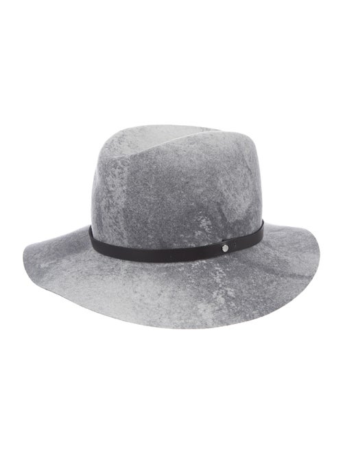 Rag & Bone Wool Fedora Hat Grey