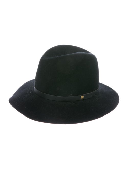 Rag & Bone Wool Fedora Hat Black