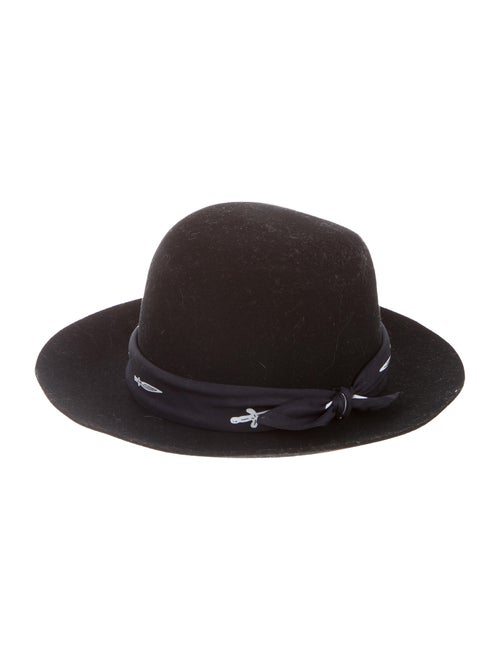 Rag & Bone Wool Fedora Hat Black