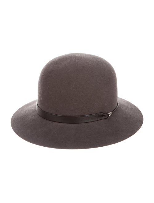 Rag & Bone Wool Fedora Hat Grey