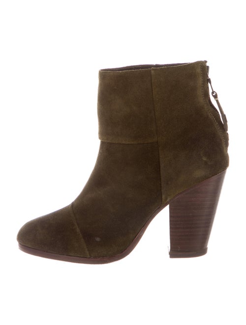 Rag & Bone Suede Boots Green