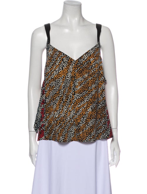 Rag & Bone Colette Cami Silk Blouse Black
