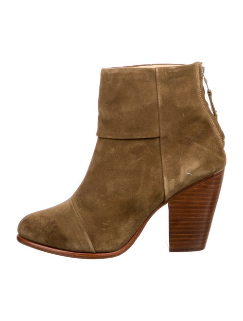 Rag & Bone Suede Boots Green