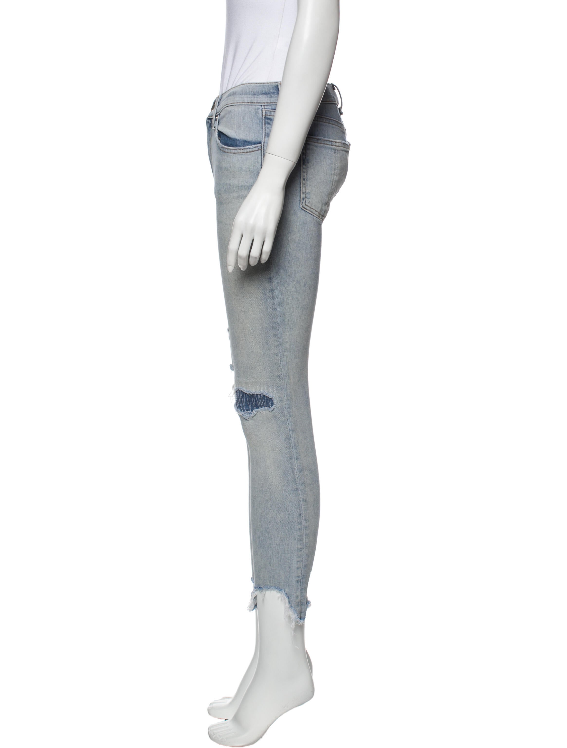 Rag & Bone Mid-Rise Skinny Leg Jeans