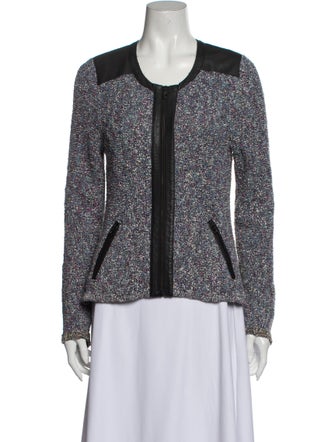Rag & Bone Tweed Pattern Evening Jacket