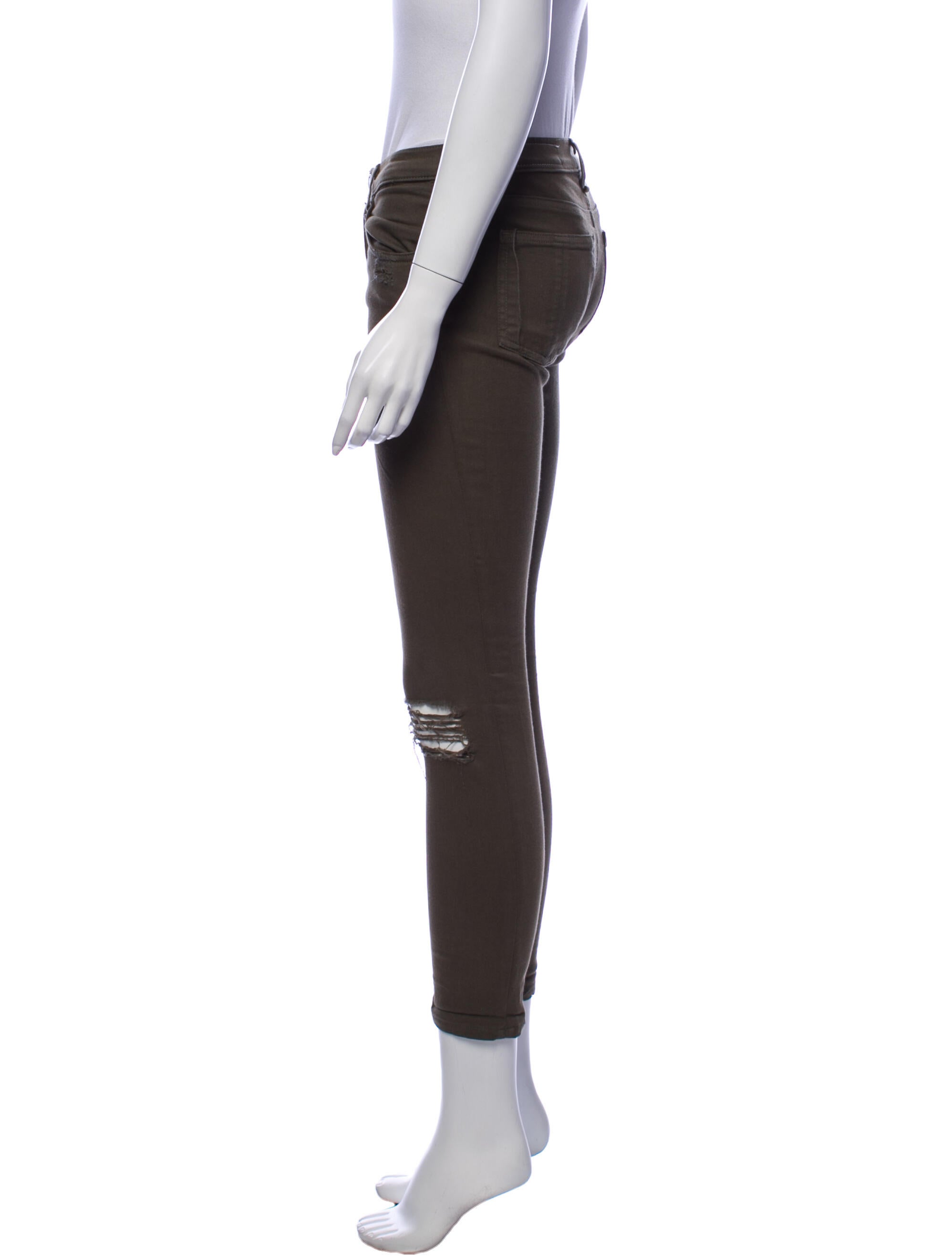 Rag & Bone Mid-Rise Skinny Leg Jeans