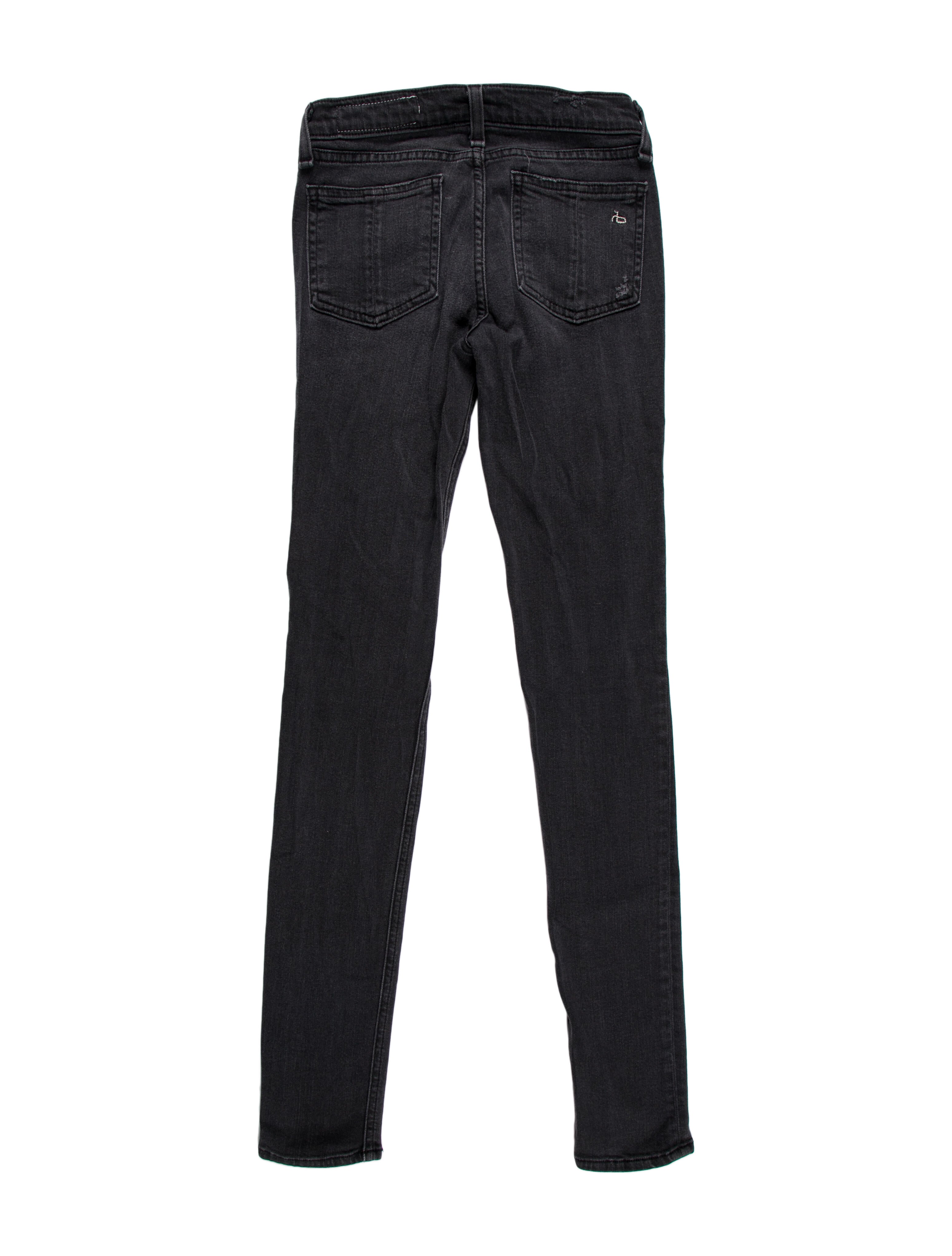Rag & Bone Low-Rise Skinny Leg Jeans