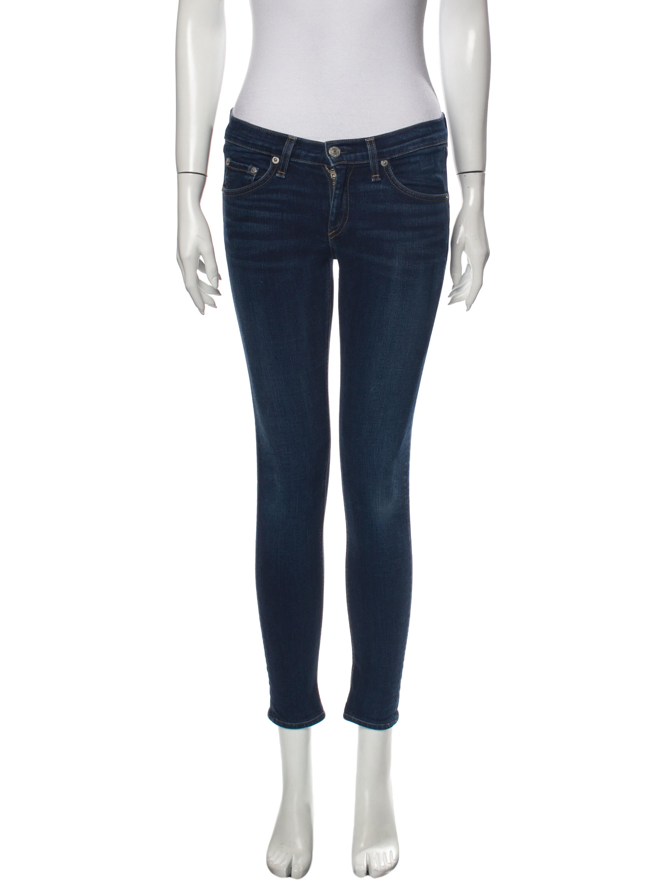 Rag & Bone Low-Rise Skinny Leg Jeans