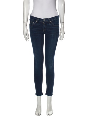 Rag & Bone Low-Rise Skinny Leg Jeans