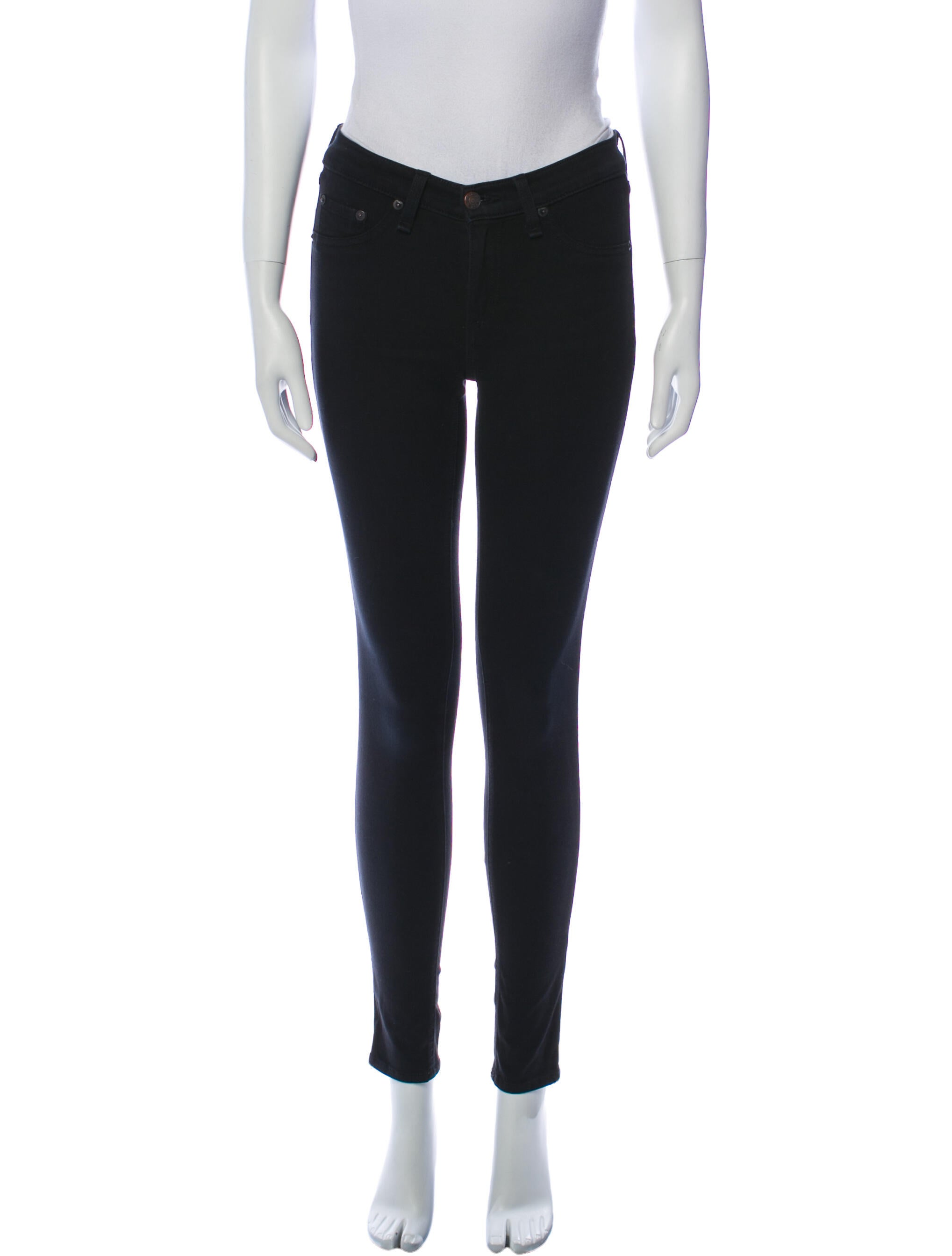 Rag & Bone Mid-Rise Skinny Leg Jeans