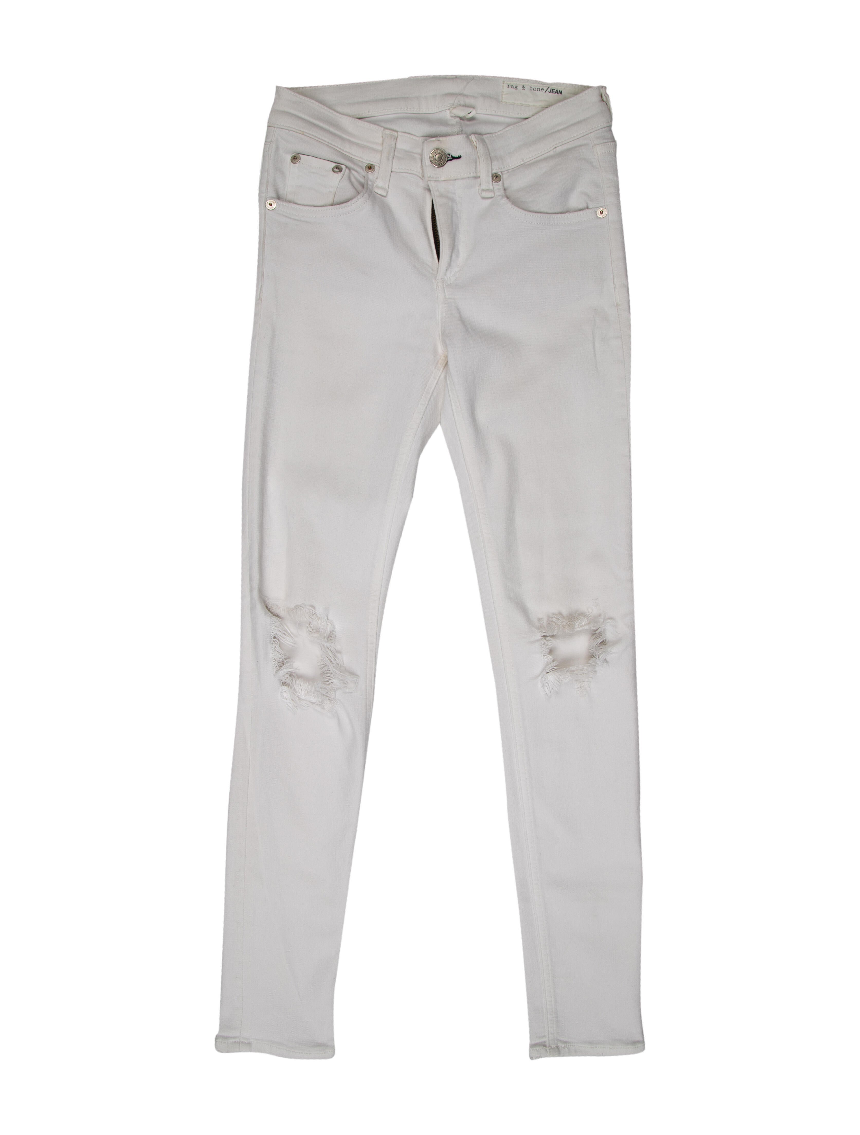 Rag & Bone Mid-Rise Skinny Leg Jeans