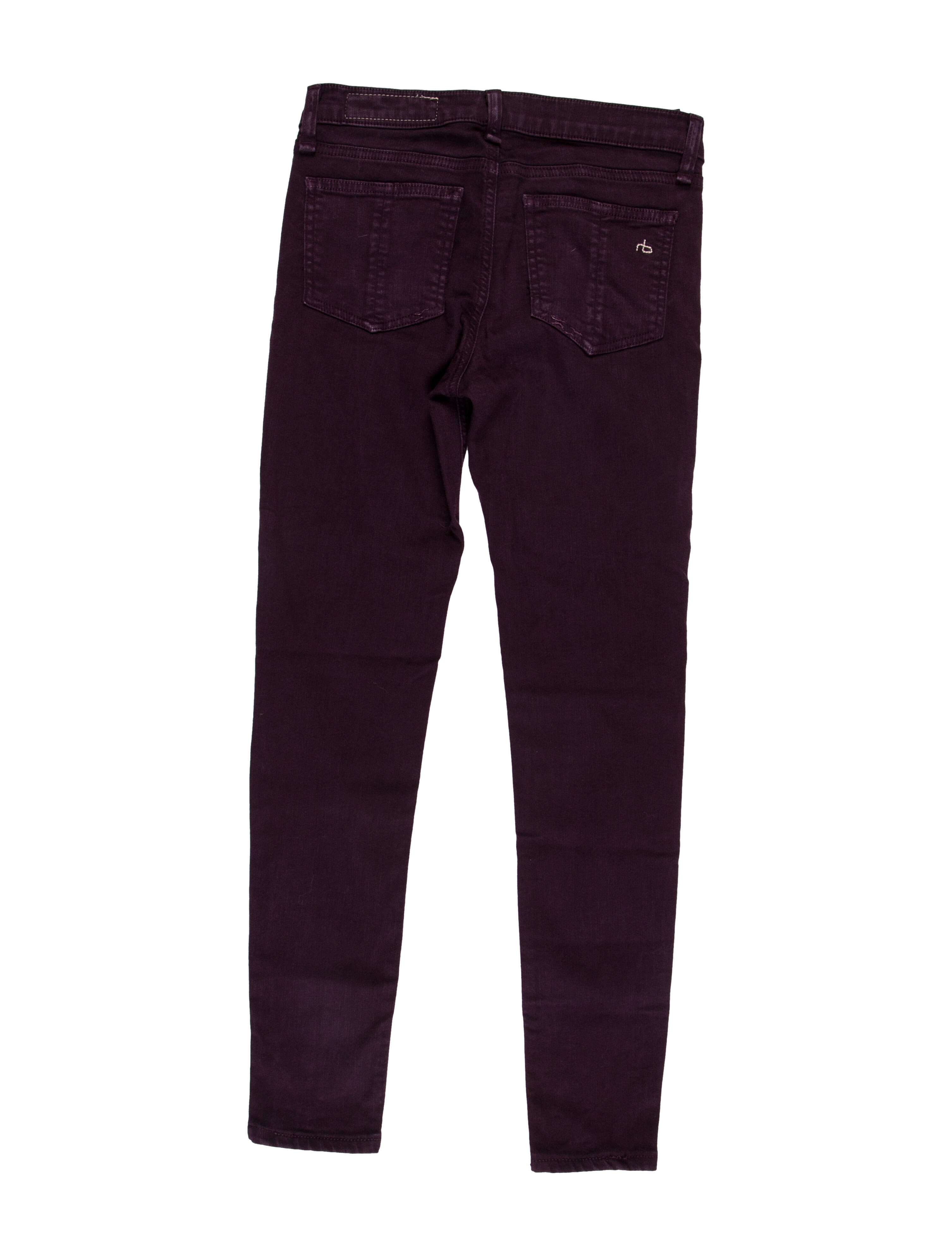 Rag & Bone Low-Rise Skinny Leg Jeans