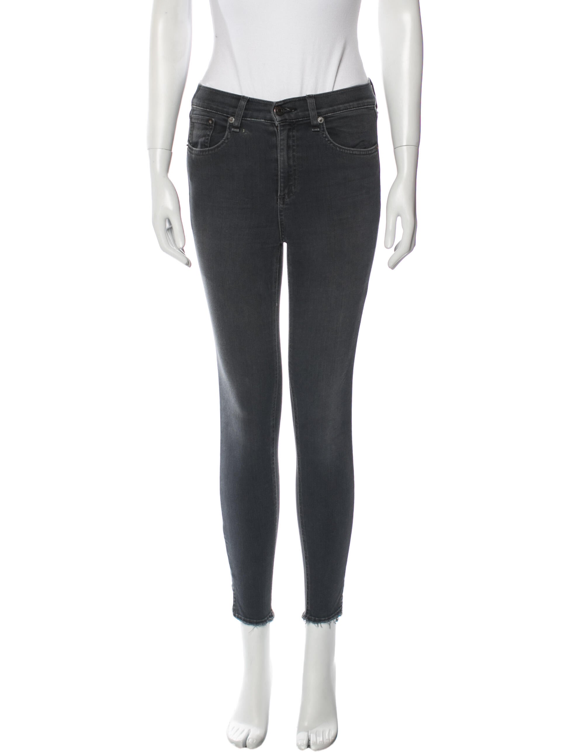 Rag & Bone Mid-Rise Skinny Leg Jeans