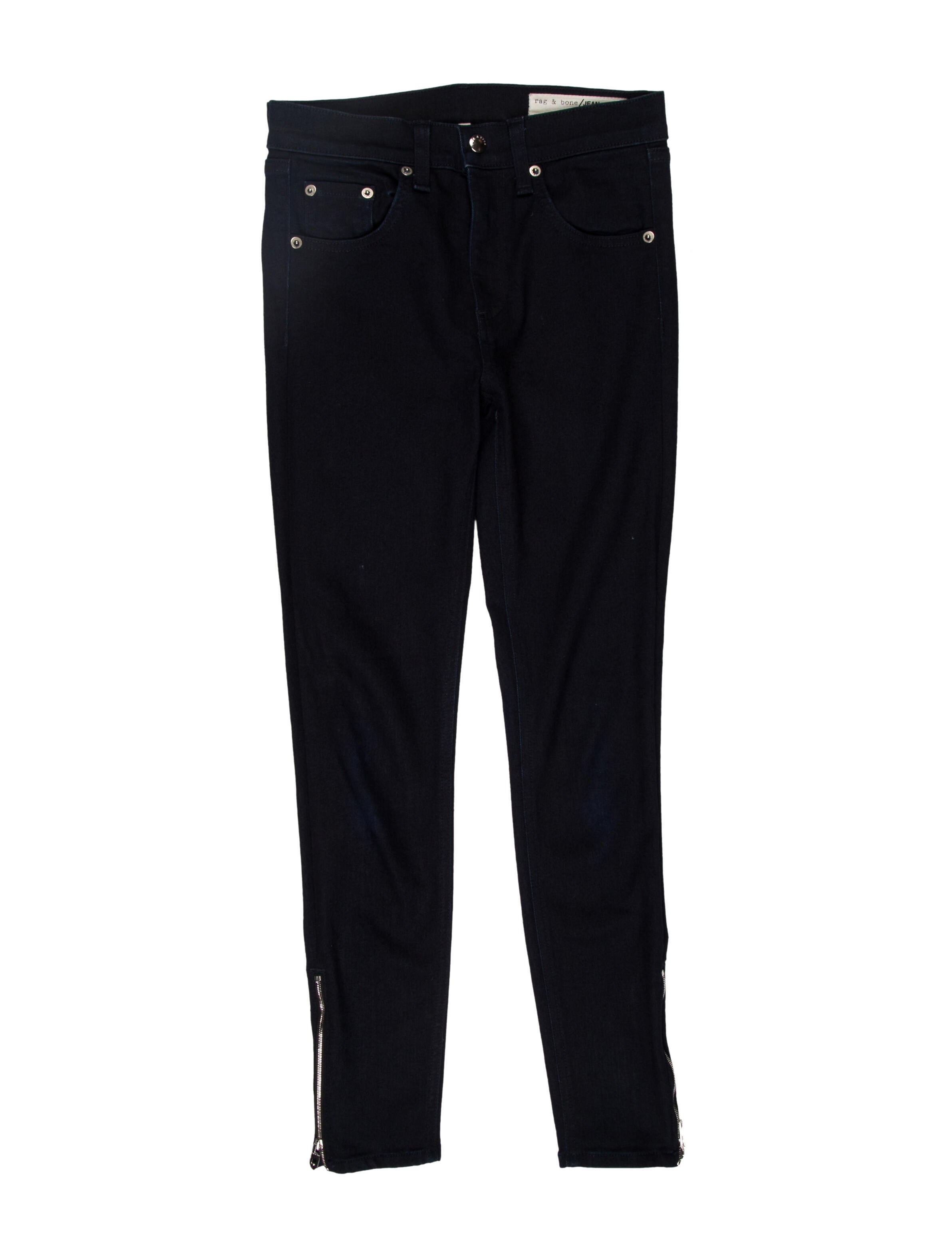 Rag & Bone Mid-Rise Skinny Leg Jeans