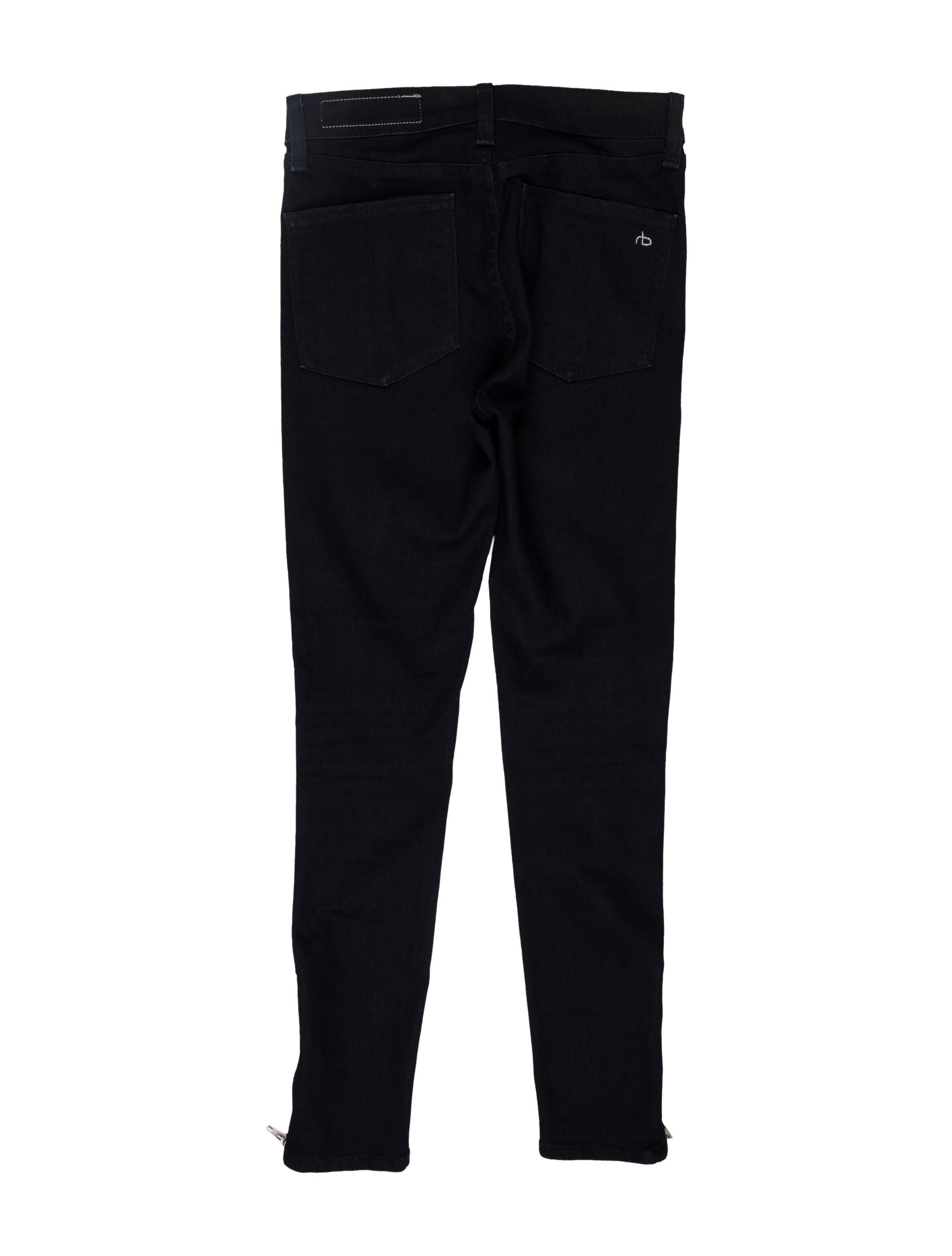 Rag & Bone Mid-Rise Skinny Leg Jeans