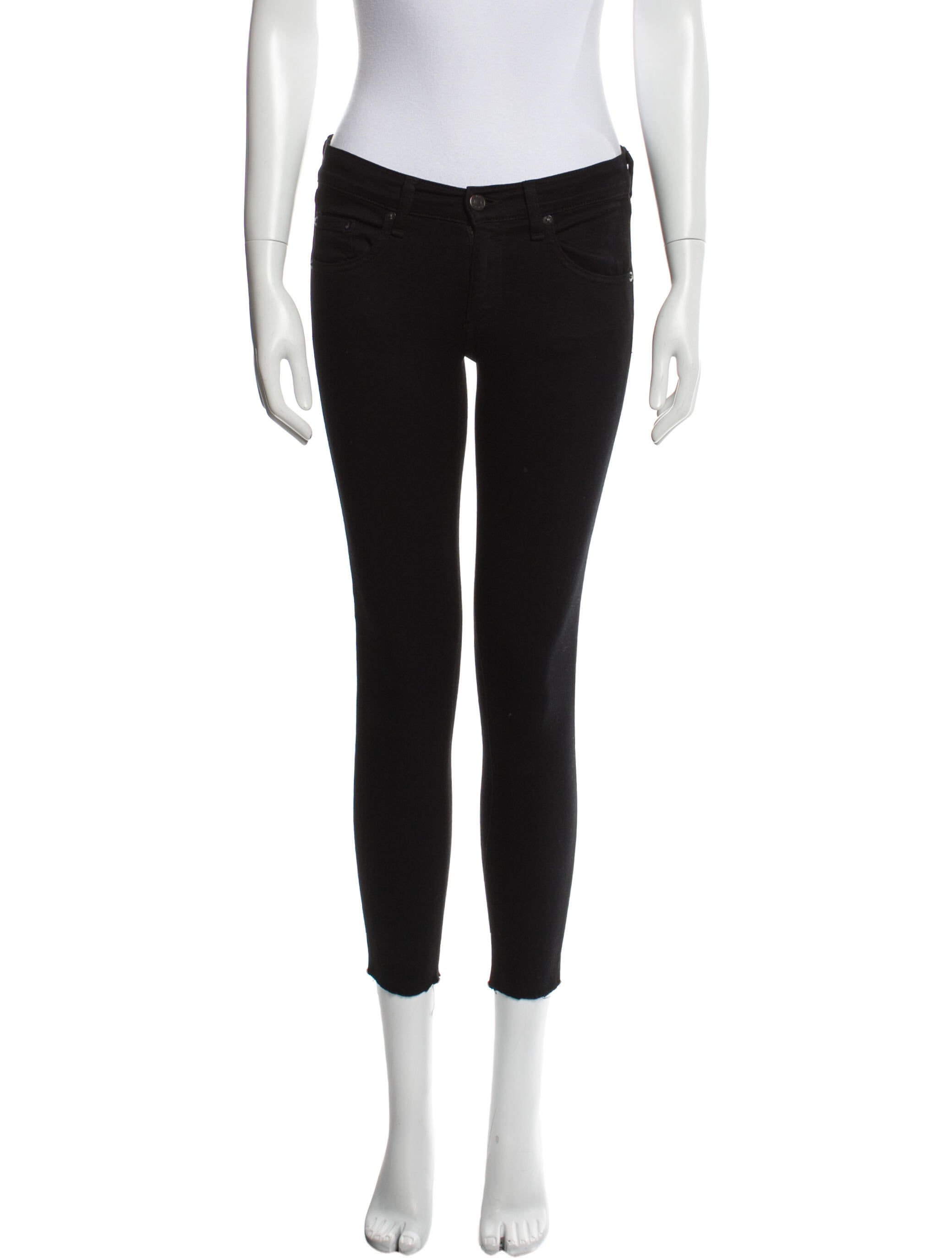 Rag & Bone Mid-Rise Skinny Leg Jeans