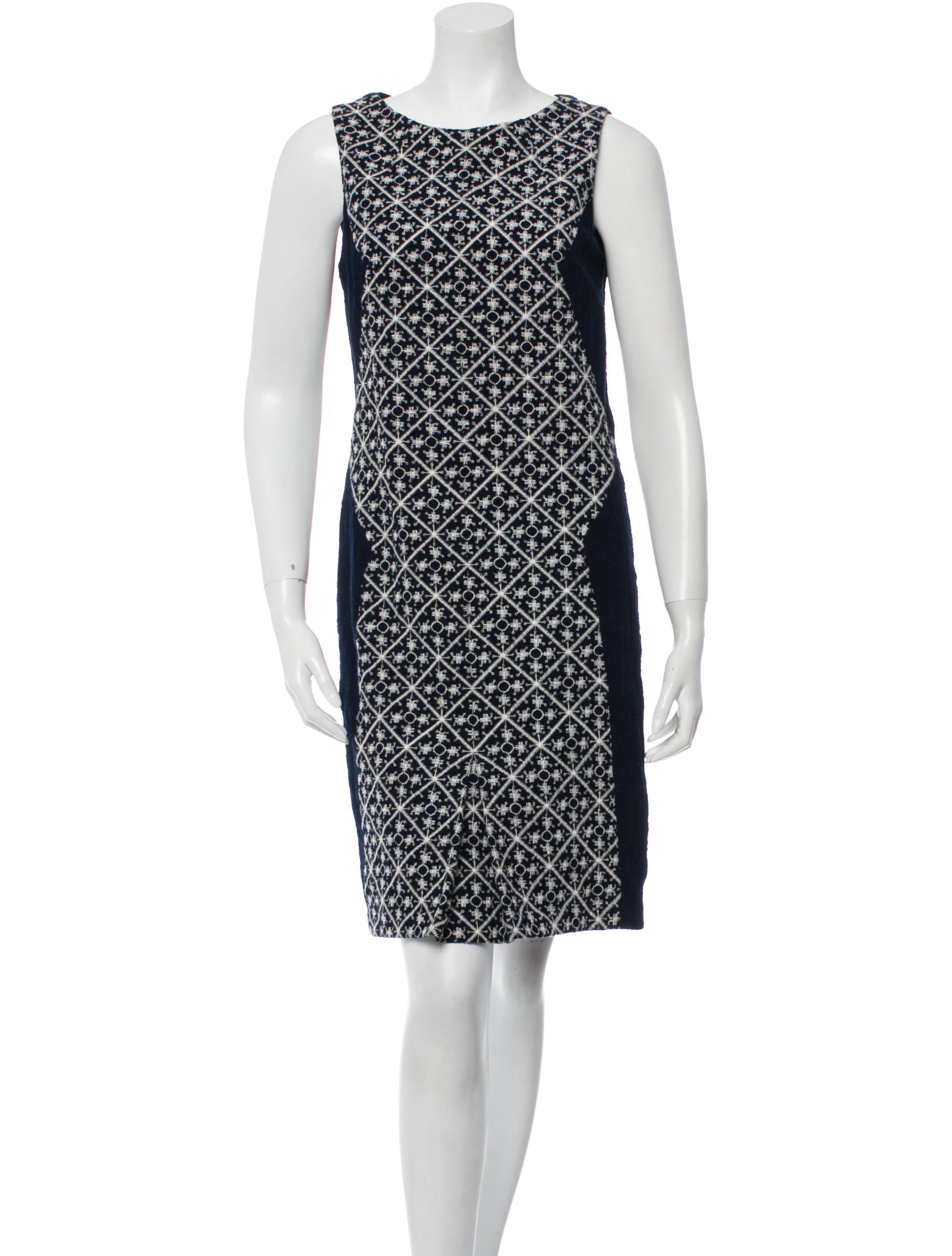 Rag & Bone Leather-Trimmed Dress