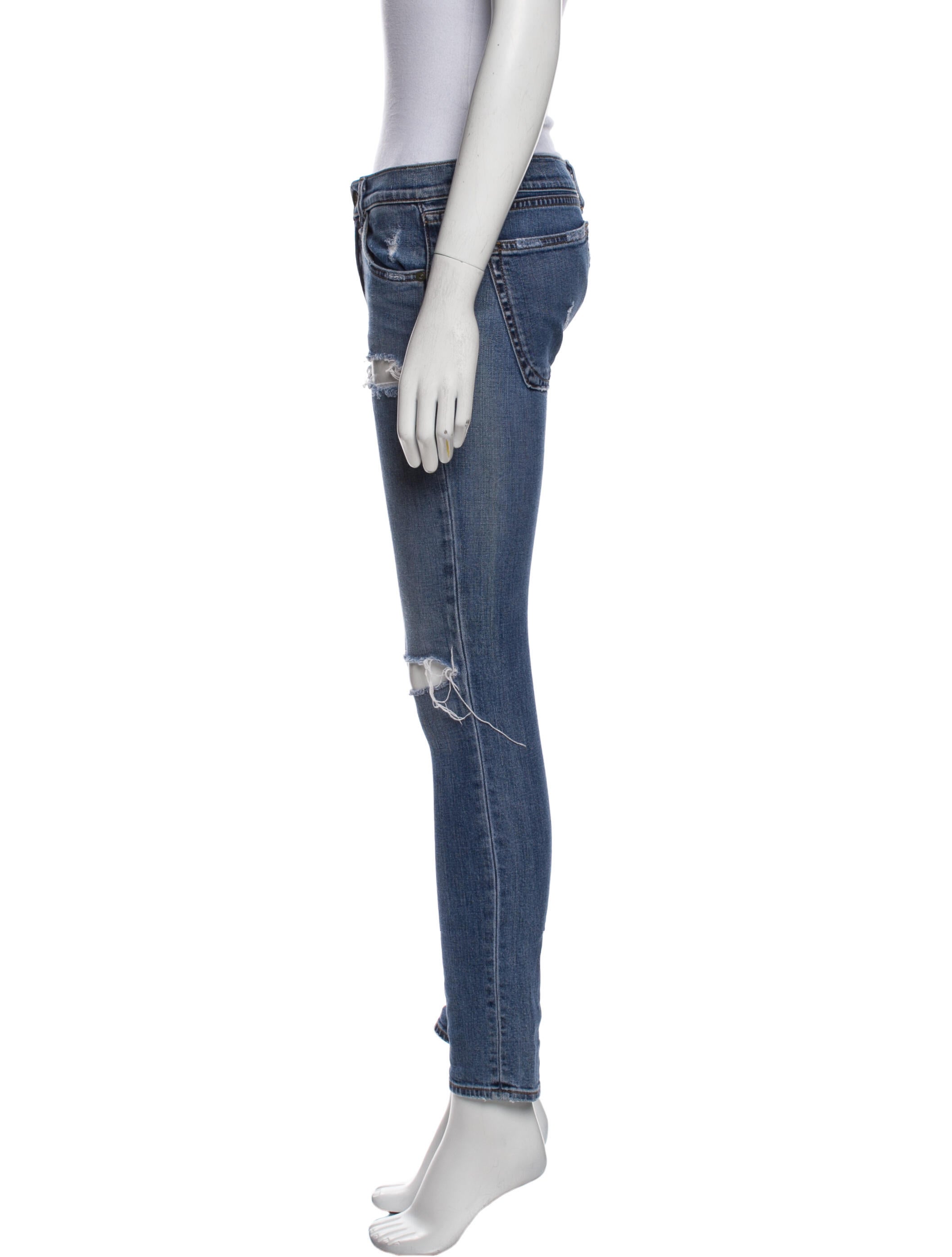 Rag & Bone Low-Rise Skinny Leg Jeans