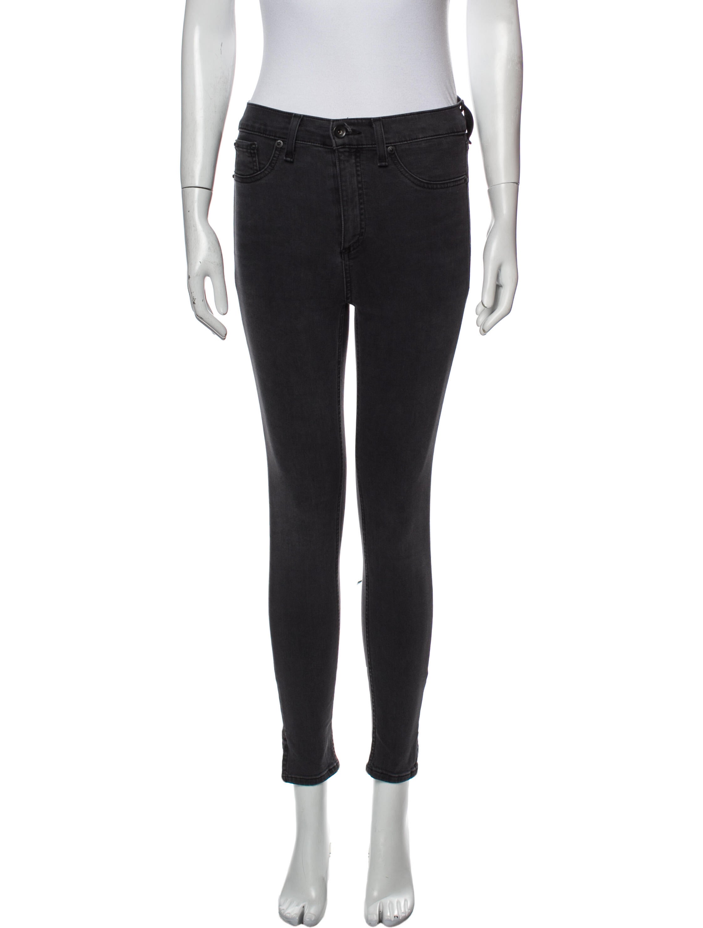 Rag & Bone Mid-Rise Skinny Leg Jeans
