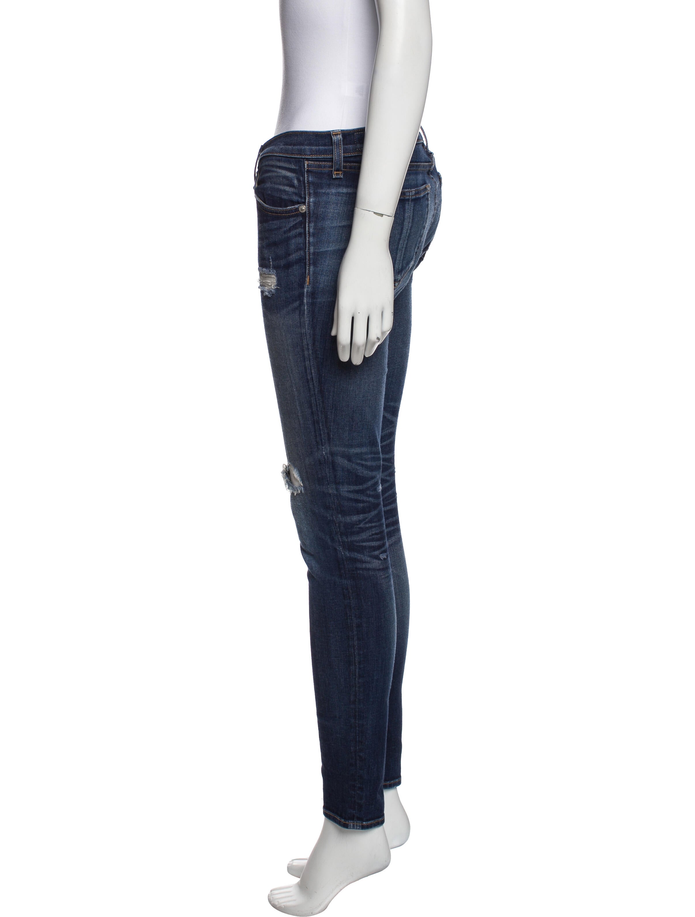 Rag & Bone Mid-Rise Skinny Leg Jeans