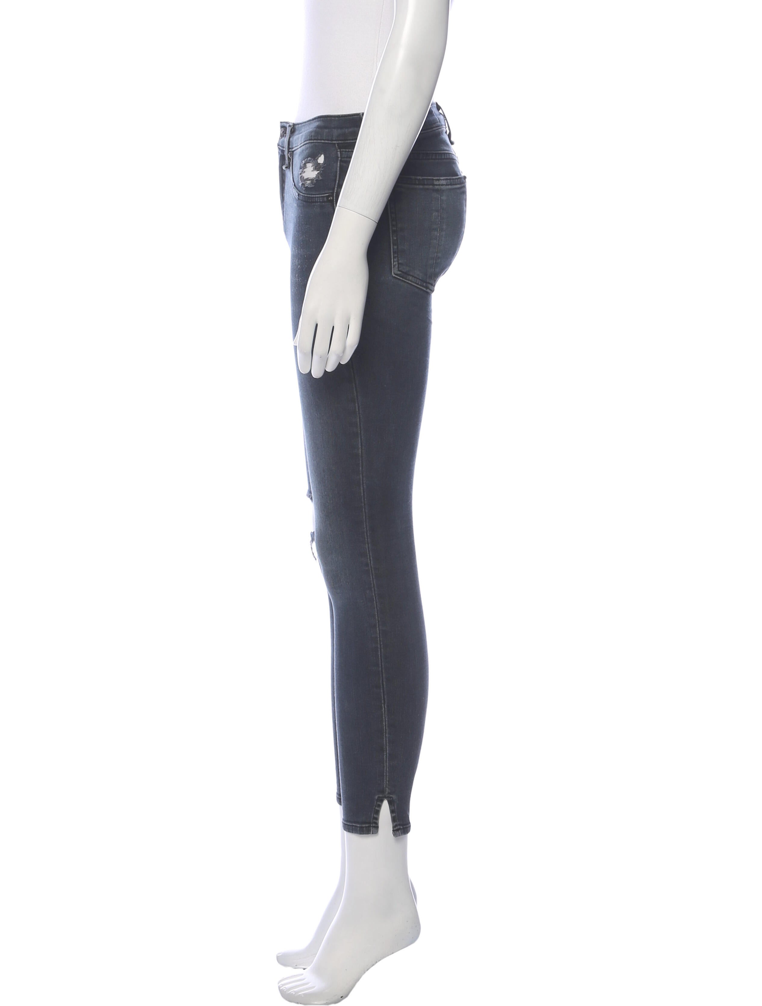 Rag & Bone Mid-Rise Skinny Leg Jeans