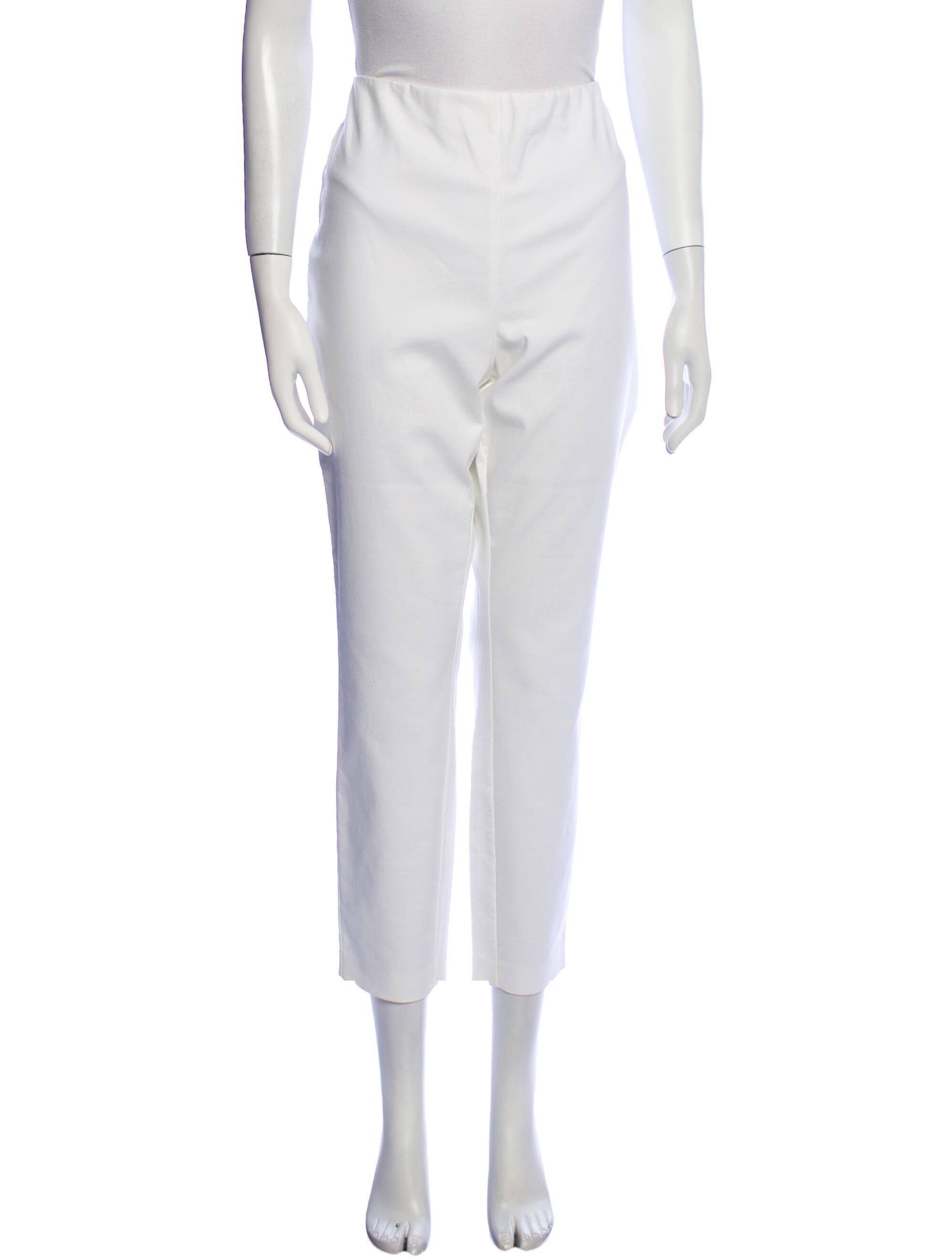 Rag & Bone Straight Leg Pants White, 12" Rise Pants, Clothing