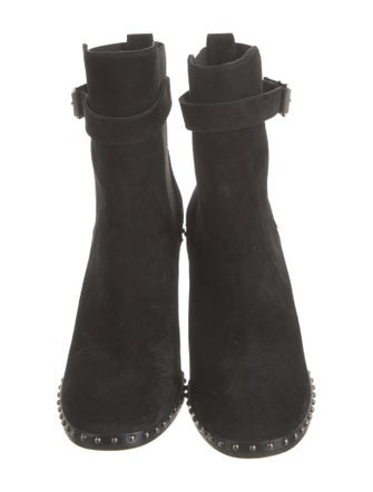 Rag & Bone Suede Studded Accents Boots