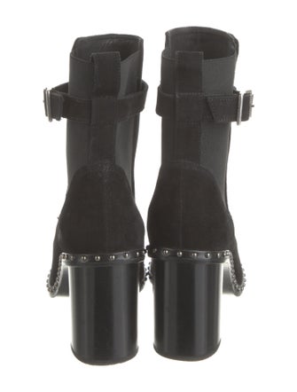 Rag & Bone Suede Studded Accents Boots