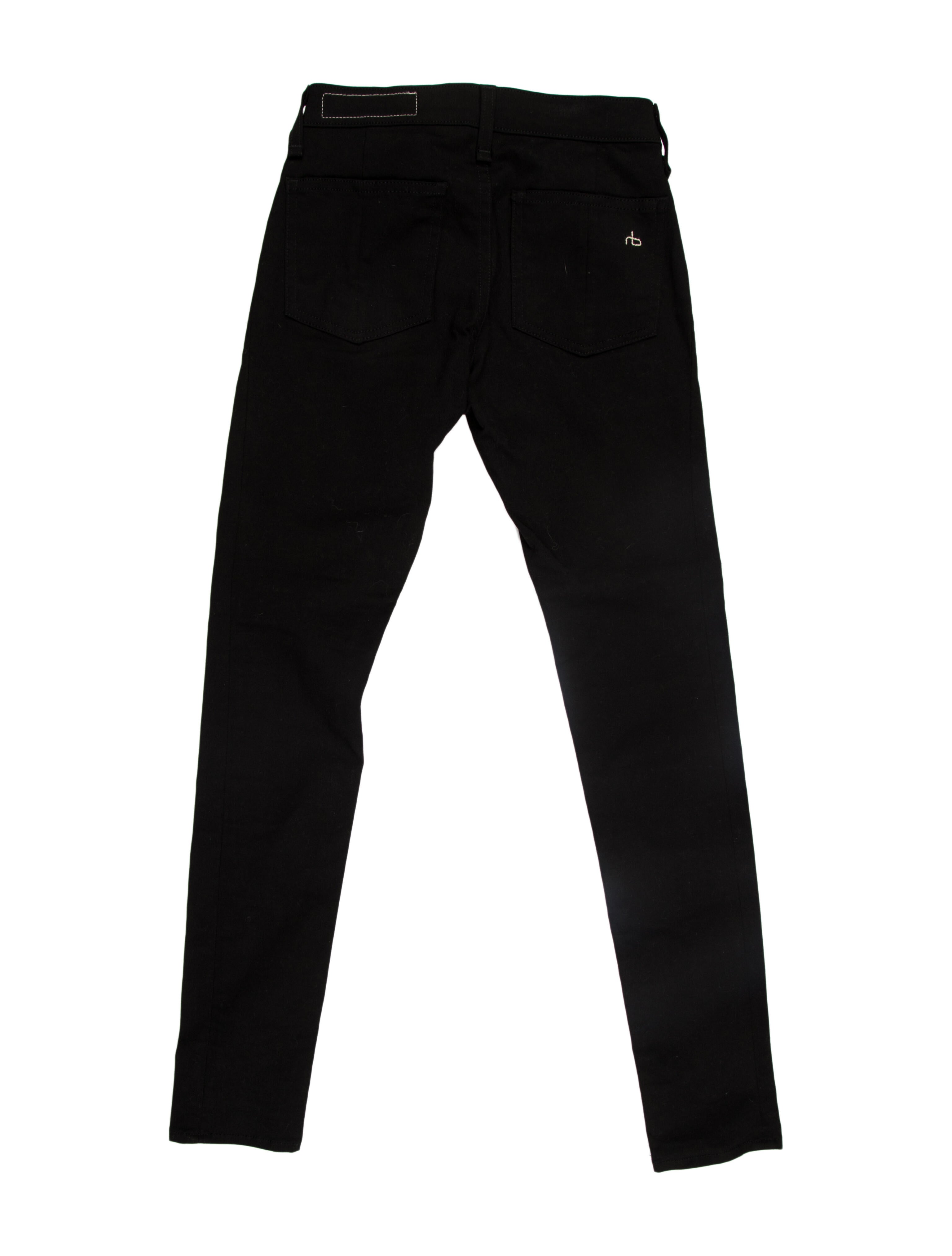 Rag & Bone Colorblock Pattern Skinny Leg Pants