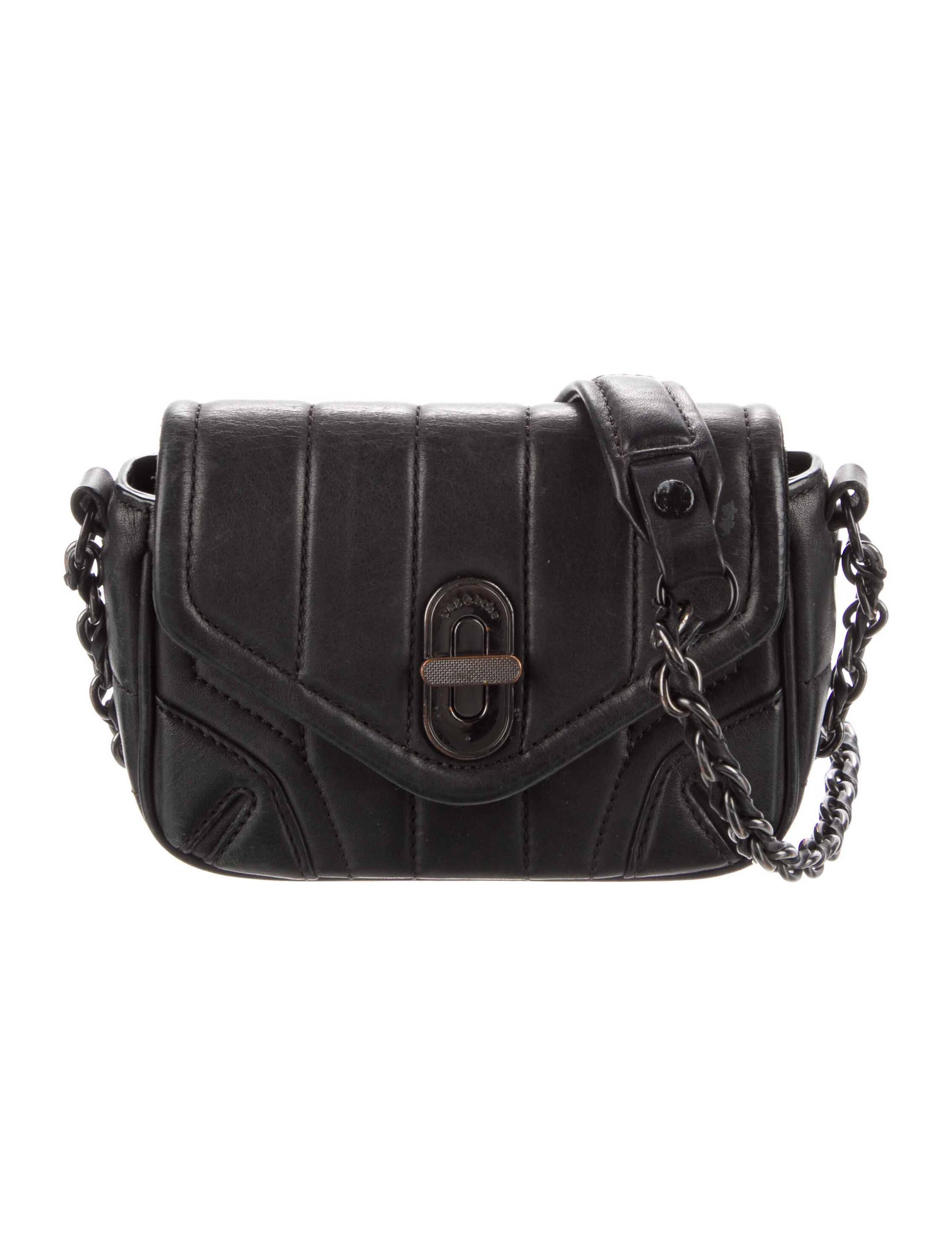 Rag & Bone Grained Leather Crossbody Bag Black Crossbody Bags