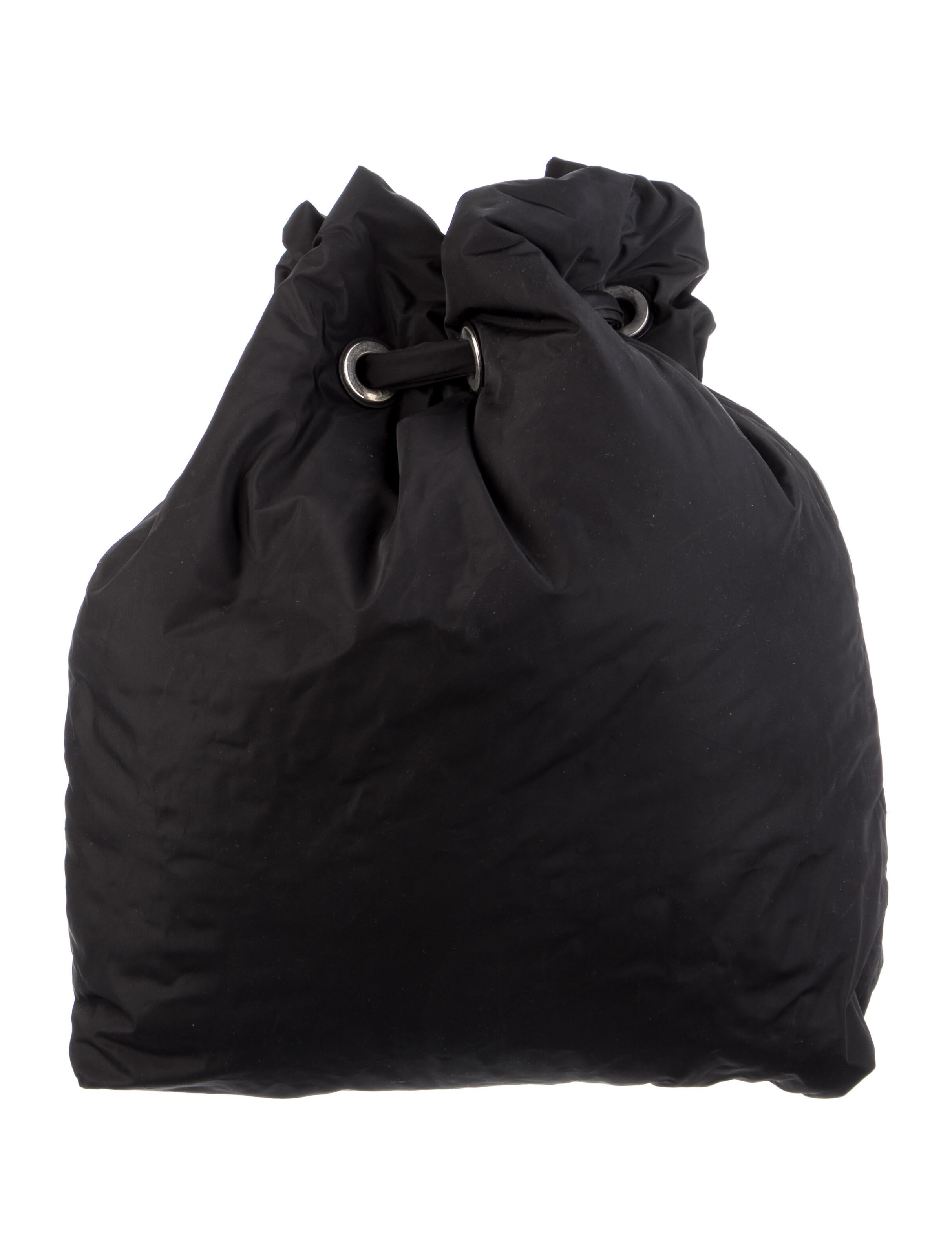 Rag & Bone Nylon Drawstring Backpack Black Backpacks, Handbags WRAGB490649 The RealReal