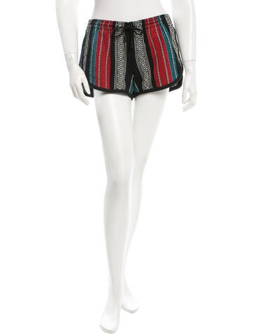 Rag & Bone Patterned Mini Shorts