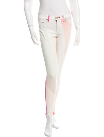 Rag & Bone Printed Skinny Jeans