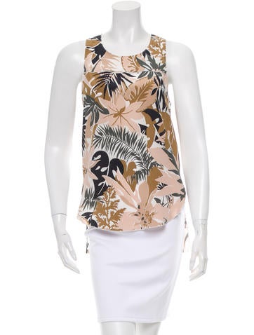 Rag & Bone Silk Printed Top