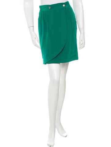 Rag & Bone Silk Wrap Skirt