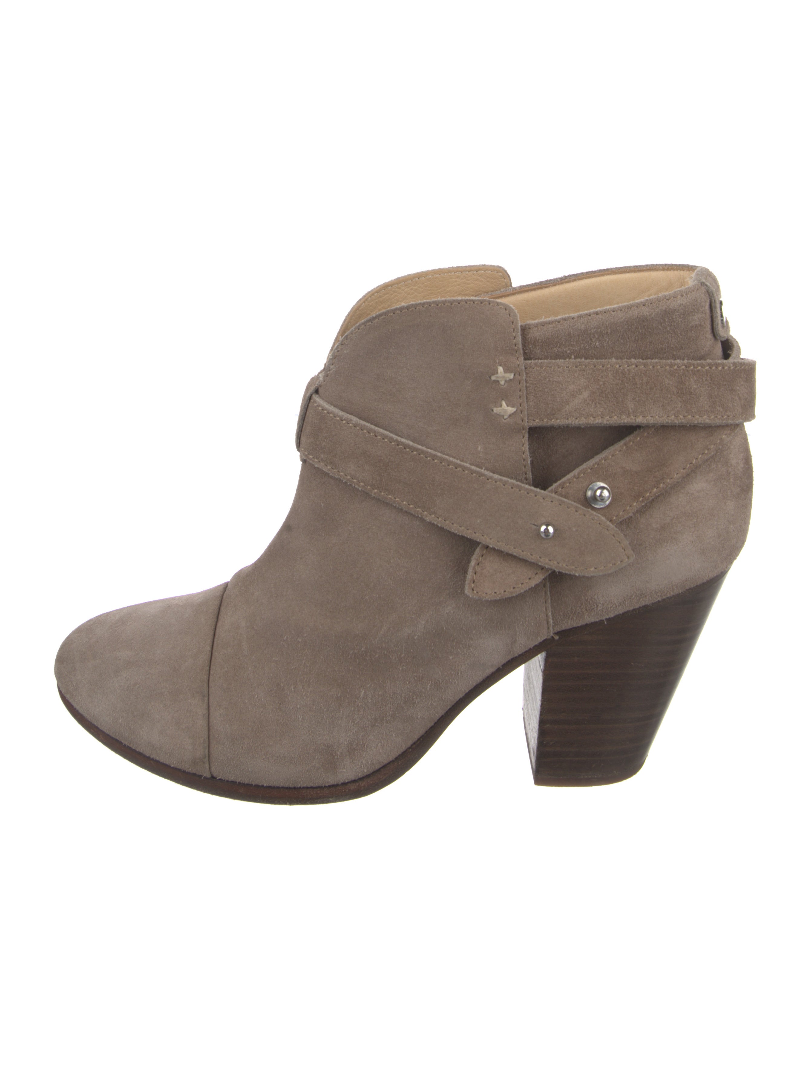 Rag & Bone Suede Moto Boots