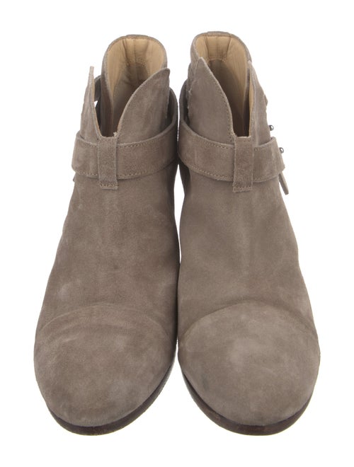 Rag & Bone Suede Moto Boots