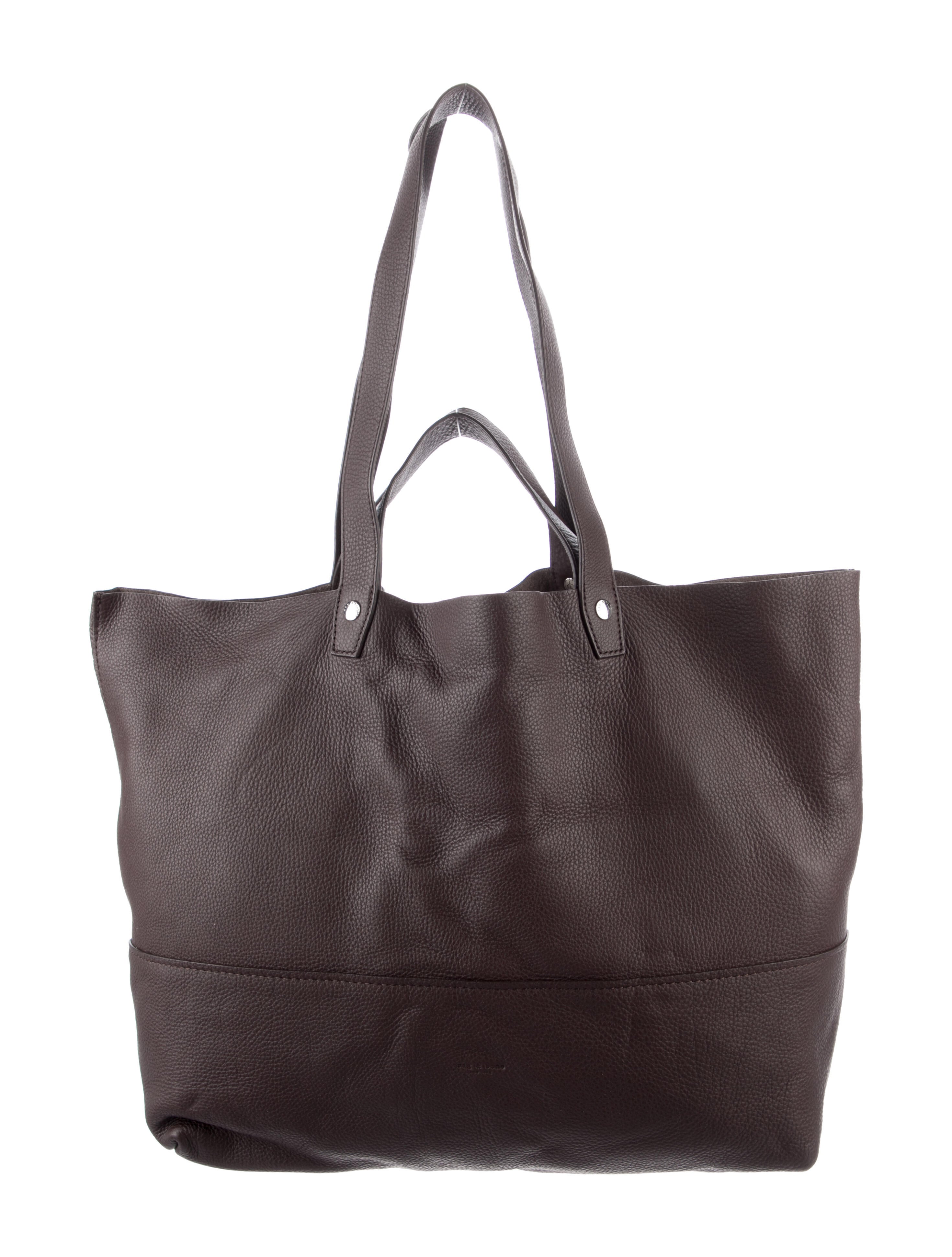 Rag & Bone Large Grained Leather Tote Brown Totes, Handbags