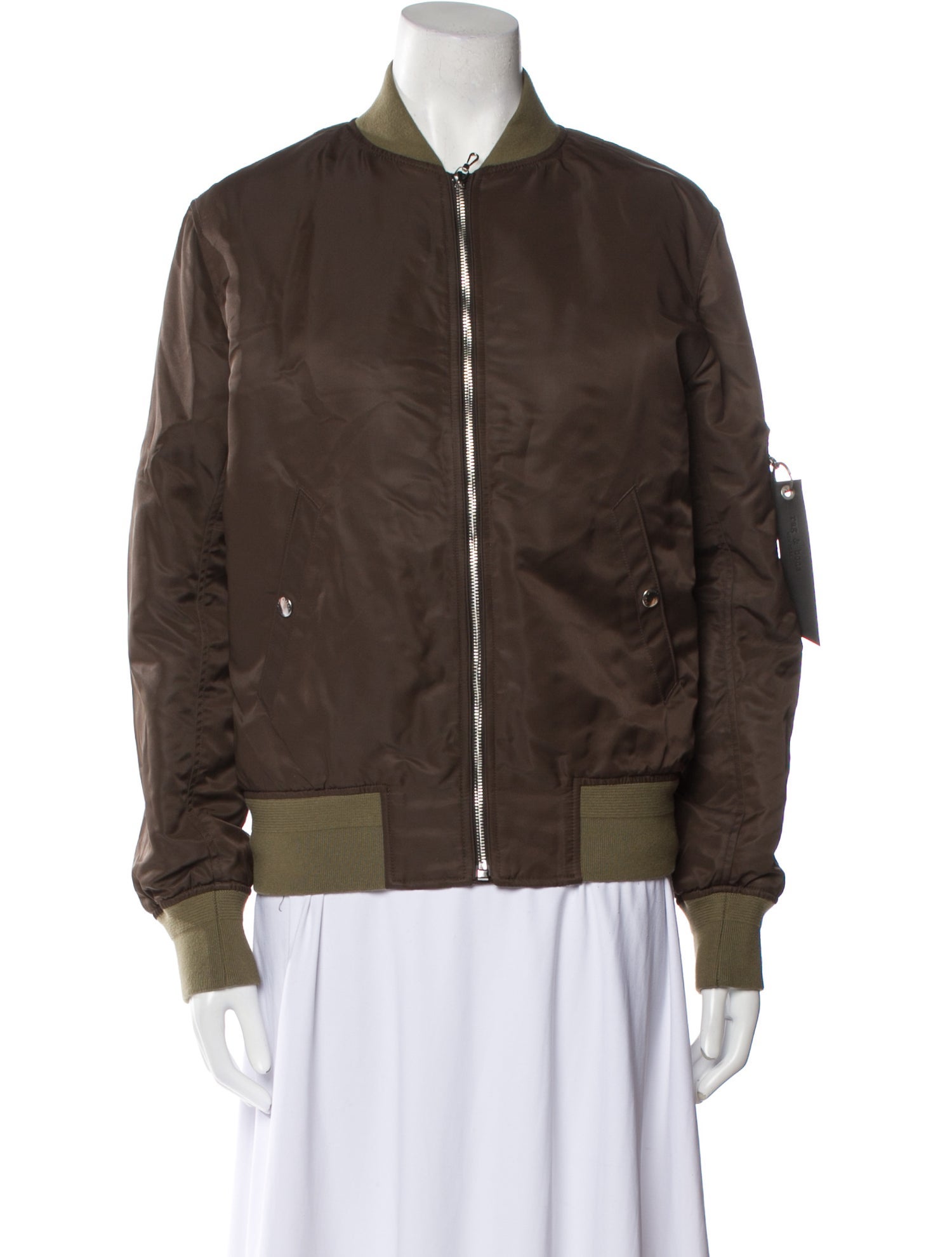 Rag & Bone Bomber Jacket Brown Jackets, Clothing WRAGB519623 The