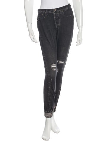 Rag & Bone Distressed Denim Jogger Pants