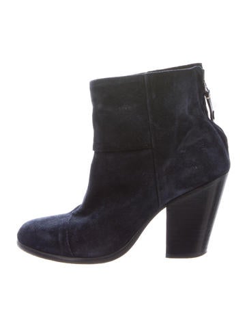 Rag & Bone Suede Newbury Ankle Boots