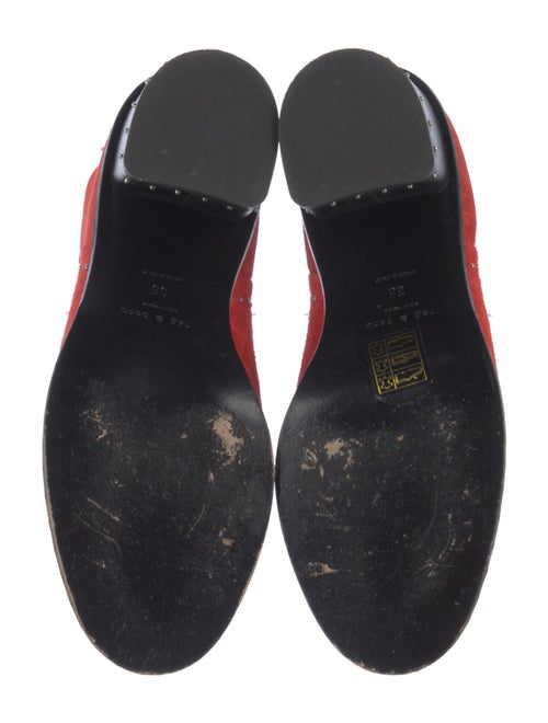 Rag & Bone Suede Studded Accents Boots