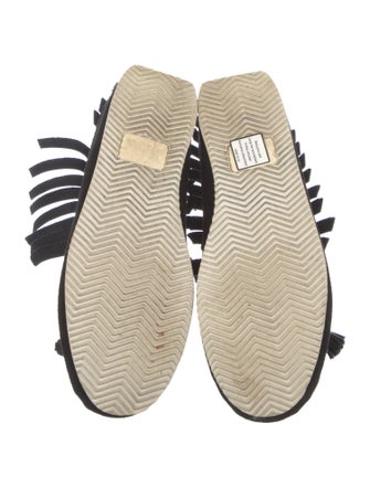 Rag & Bone Suede Fringe Trim Accent Boots